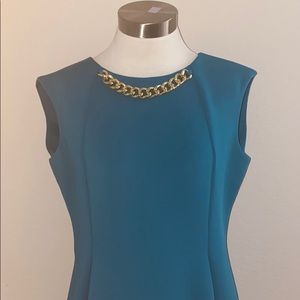 Teal work dress or WHITE
